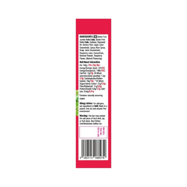 Creative Nature berry and beetroot snack bars multipack 4x25g - British product