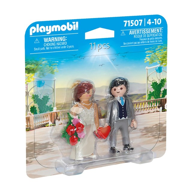 Playmobil Wedding Couple Bride & Groom DuoPack toy figures, imported from the UK