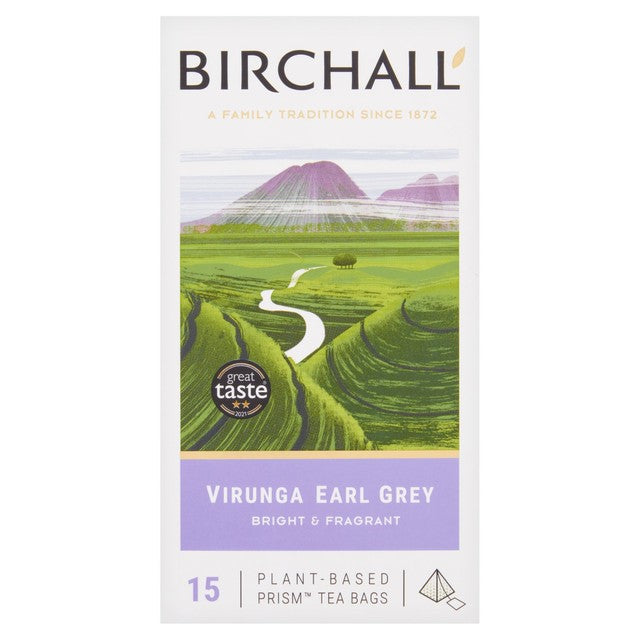Birchall Earl Grey tea bags 15 Prism Tea Bags - British product