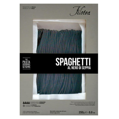 M&S Filotea Squid Ink Spaghetti alla Chitarra Artisan Egg Pasta 250g- Buy online at McGrocer