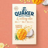 Quaker Exotic Fruits porridge sachets 33g, imported from the UK