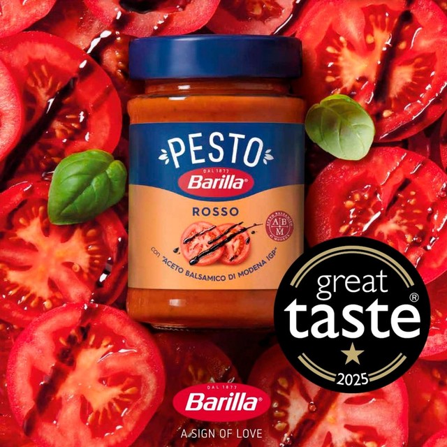 Barilla red pesto tomato balsamic sauce 200g - British product