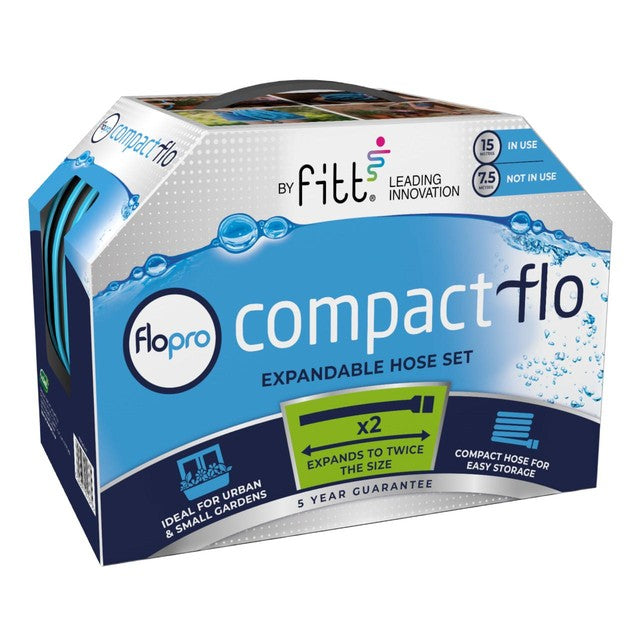 Westland FloPro CompactFlo expandable hose set 15m - British product