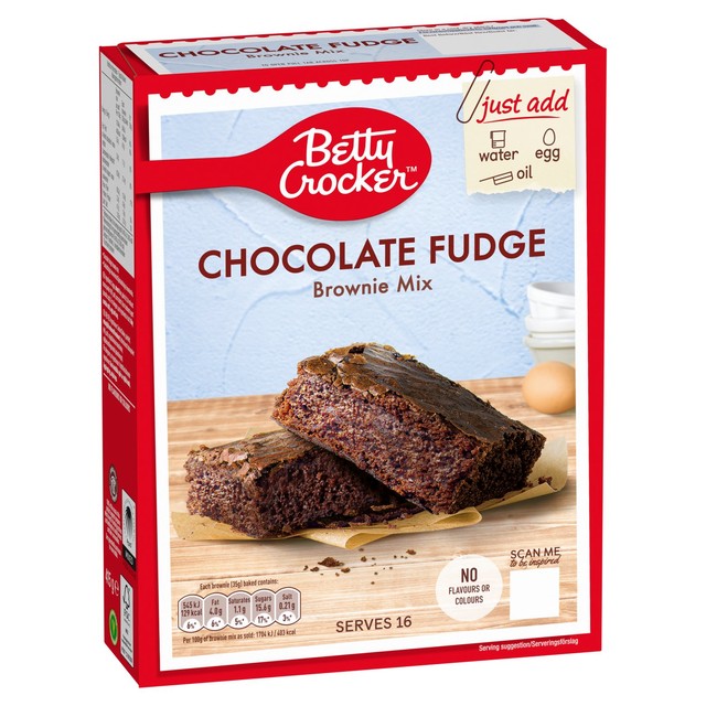 Betty Crocker Chocolate Fudge Brownie Mix 415g - British product