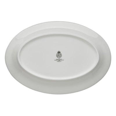 Plat ovale blanc Serendipity Royal Worcester Portmeirion 31,6x22 cm