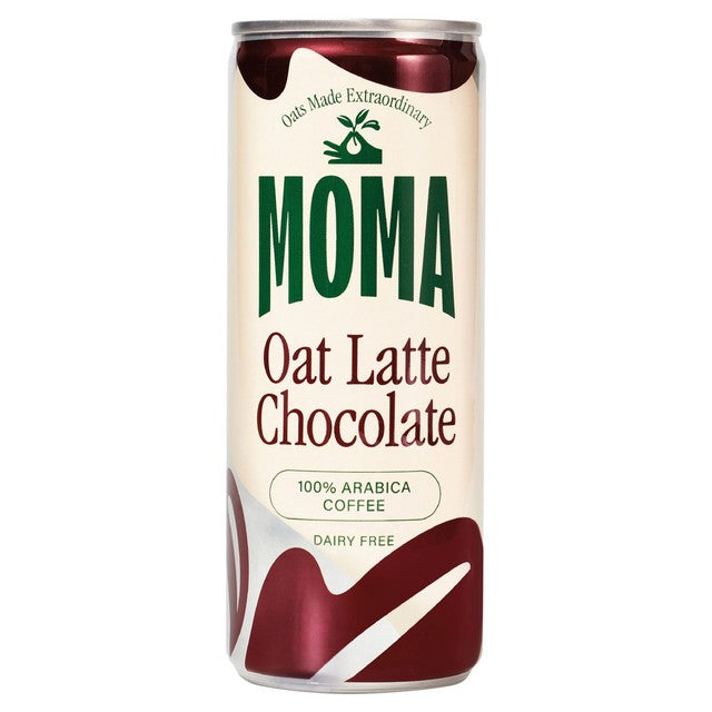 Moma Chocolate Oat Latte 250ml, imported from the UK