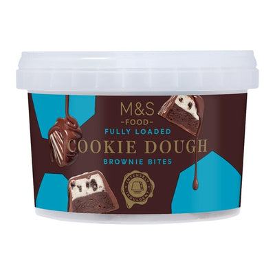 M&S M&S Cookie Dough Brownie Bites Sweet Treat 270g- Buy online at McGrocer
