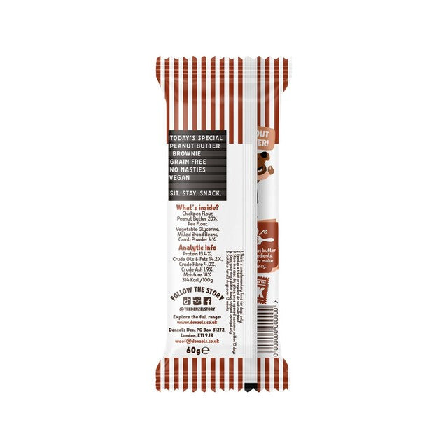 Denzel's Peanut Butter Brownie soft-baked dog treats 60g - British product