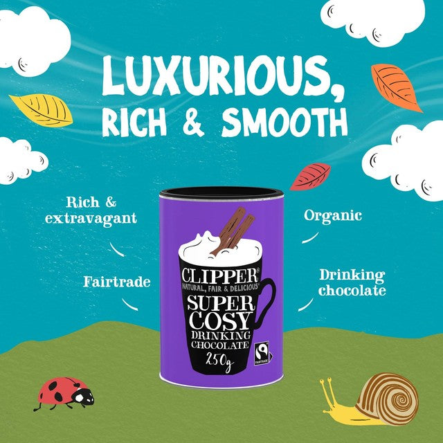 Clipper Fairtrade drinking chocolate 250g - British product