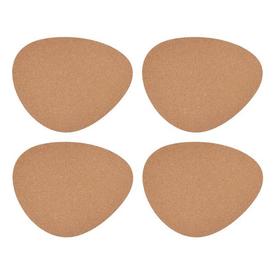 M&S Mikasa 4pc Cork Pebble Placemats Natural 38cm x 30cm- Buy online at McGrocer