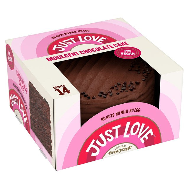 Just Love Food Indulgent Chocolate Cake 1.075kg, UK version