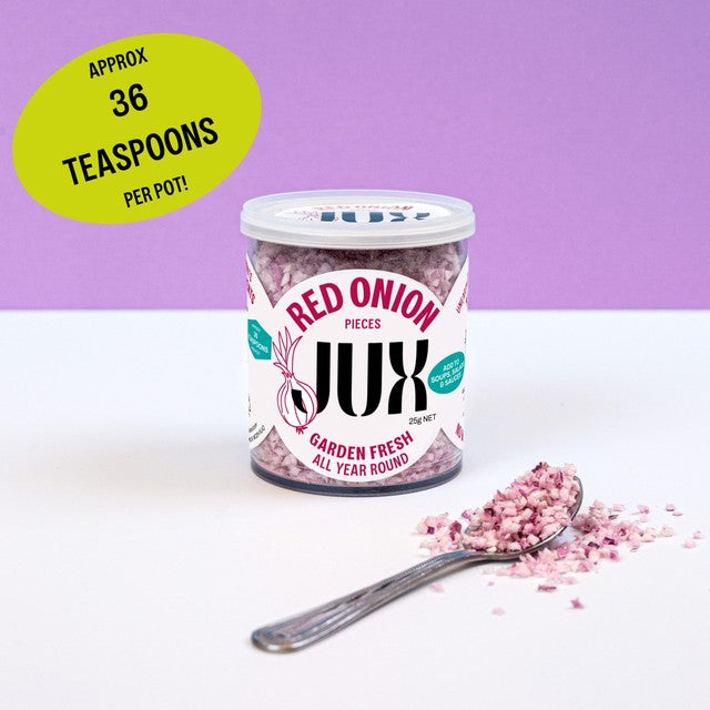 JUX freeze-dried red onion pieces 25g, UK version