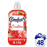 Comfort fabric conditioner Strawberry and Lily 48 washes - British product
