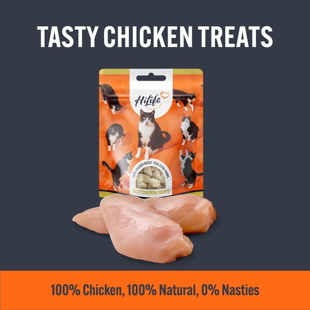 HiLife chicken breast cat treats 10g, UK version