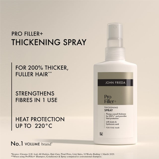 John Frieda PROfiller+ Thickening Spray - British product