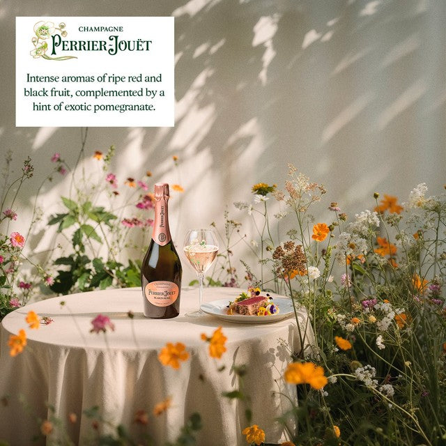 Perrier-Jouët Blason Rosé Champagne 75cl bottle, imported from the UK