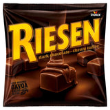 Riesen dark chocolate chewy toffee 135g, imported from the UK