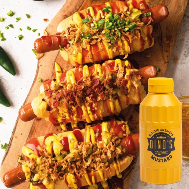 Dino's Classic American Style Mustard 250g - British product