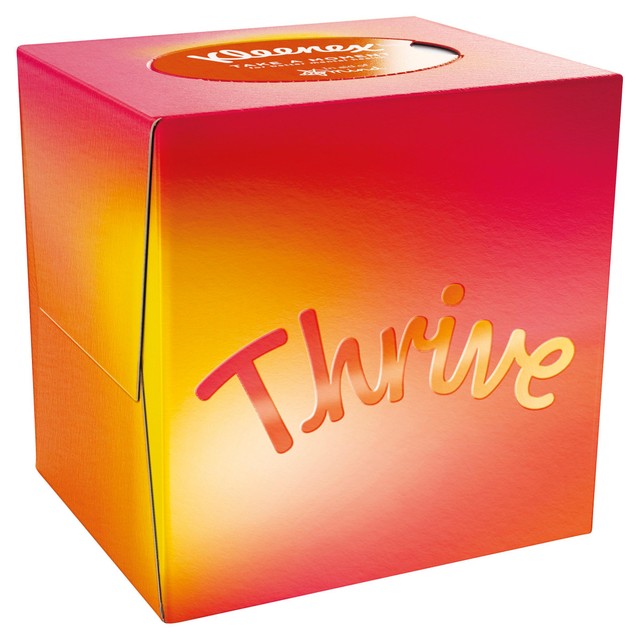 Kleenex Collection Cube facial tissues 48 sheets (British brand)