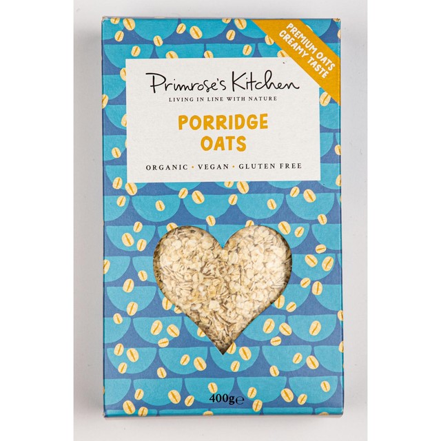 Primrose's Kitchen organic gluten free porridge oats 400g, imported from the UK