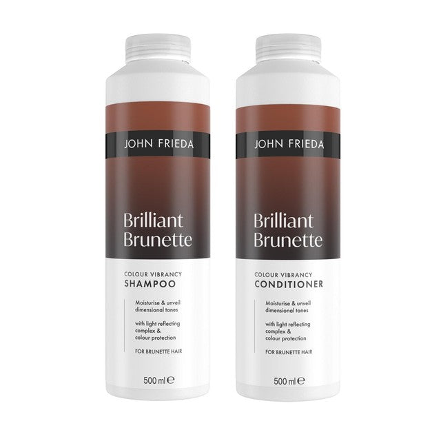 John Frieda Brilliant Brunette bundle shampoo conditioner UK version