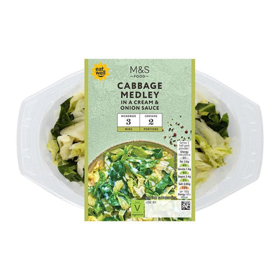 M&S Mélange de choux en sauce oignon crémeuse Plat d'accompagnement 300g