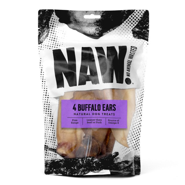 NAW buffalo ears dog treat, imported from the UK