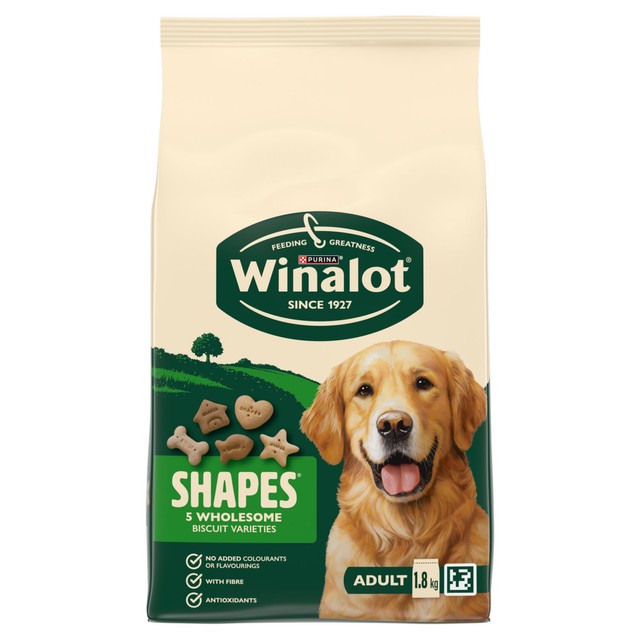 Winalot Shapes dog biscuits 1.8kg (British brand)