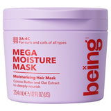 Being MEGA MOISTURE moisturising hair mask (British brand)