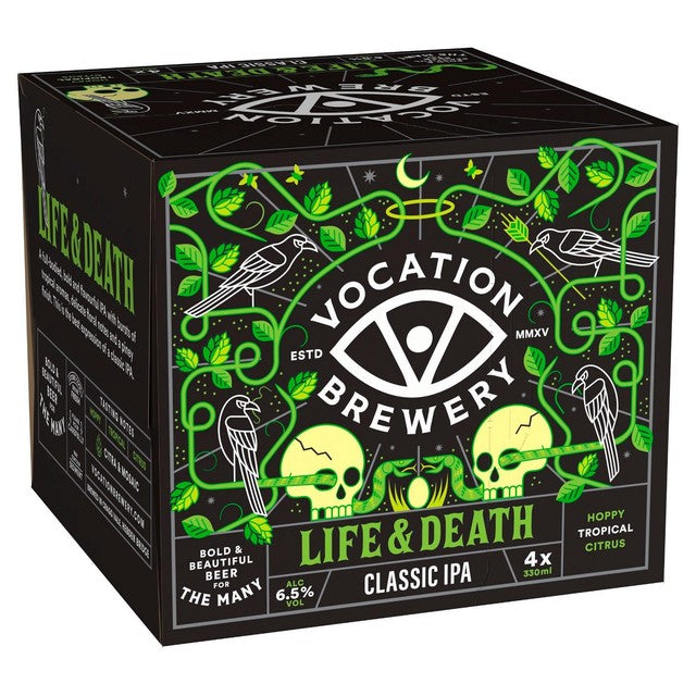 Vocation Brewery Life & Death Classic IPA beer (British brand)