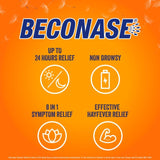 Beconase hayfever relief nasal spray for adults - British product