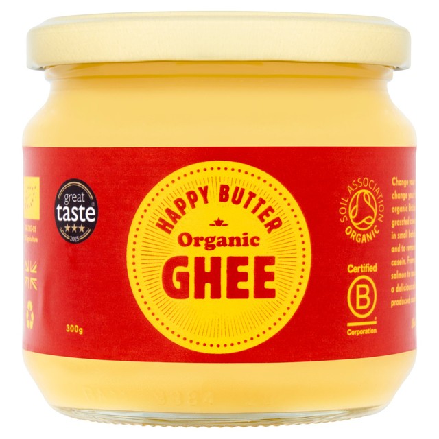 Happy Butter Organic West Country Ghee 300g, UK version