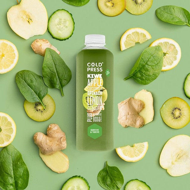 Coldpress Survive & Thrive smoothie with added vitamins, UK version