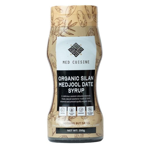 Med Cuisine Organic Silan Medjool Date Syrup 350g, imported from the UK