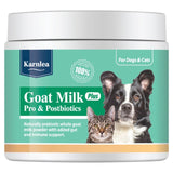 Karnlea goat milk powder probiotic supplement for pets, UK version