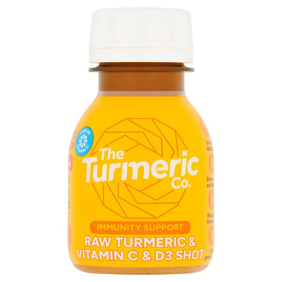 The Turmeric Co Rå Gurkemeie Vitamin C & D3 Helsetilskudd 60ml