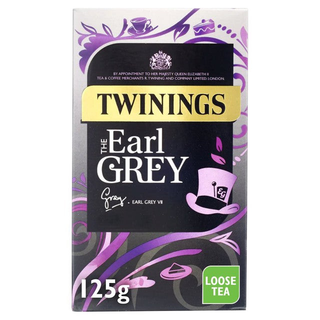 Twinings Earl Grey loose leaf tea 125g (British brand)