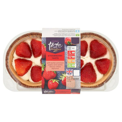 Sainsburys Sainsburys Erdbeer-Tartelettes Schmecke den Unterschied - Online bei McGrocer kaufen