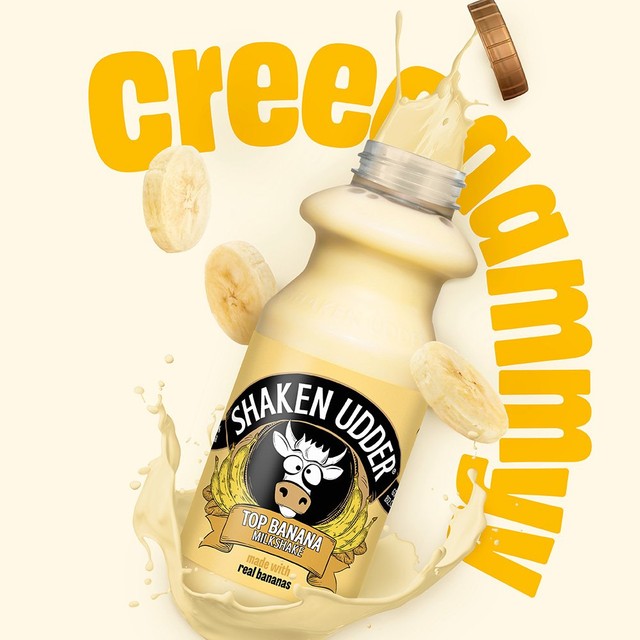 Shaken Udder banana milkshake 330ml (British brand)