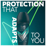 Sure men nonstop sensitive anti-perspirant deodorant roll on 50ml (British brand)