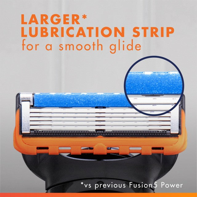 Gillette Fusion5 Power razor blades - British product
