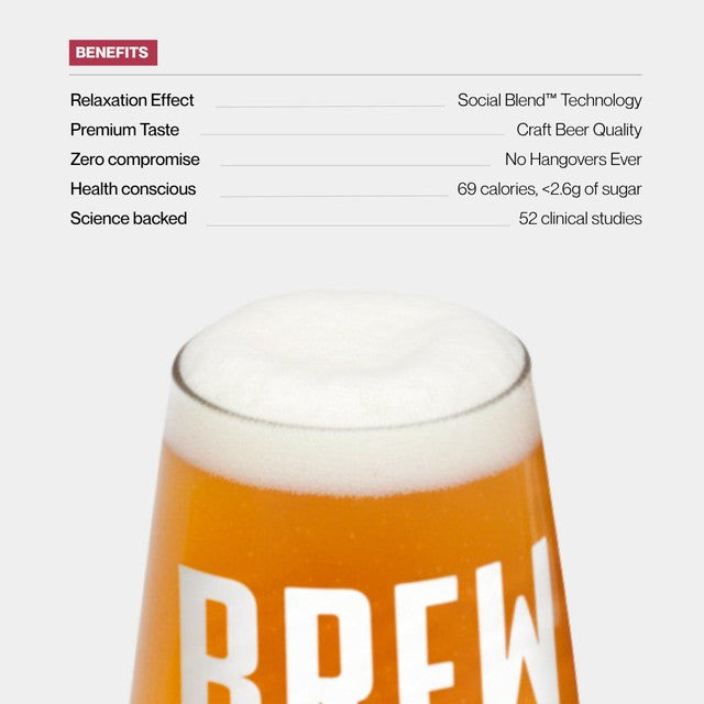 Impossibrew Hazy Pale alcohol-free beer can, imported from the UK
