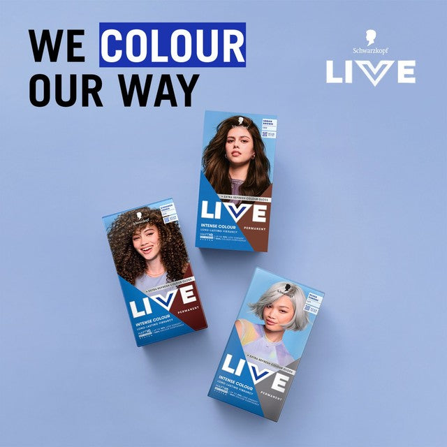 Schwarzkopf LIVE Intense Colour 088 Urban Brown, imported from the UK