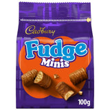 Cadbury Fudge Minis chocolate-covered fudge pieces 100g - British product