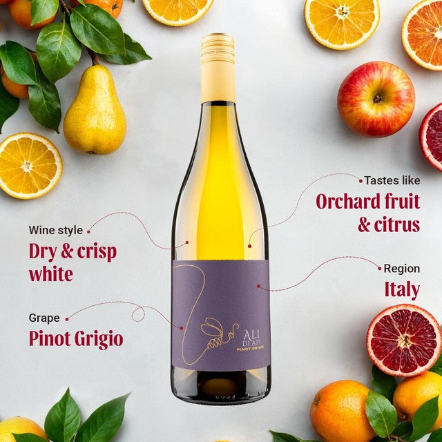 Virgin Wines Ali di Api Pinot Grigio 75cl - British product