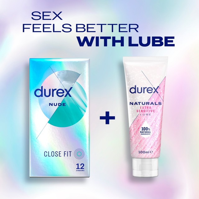 Durex Nude Close Fit condoms 12 pack - British product