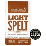 Marriage's Light Spelt Flour 1kg, imported from the UK