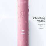 Ordo Sonic Lite Petal electric toothbrush, imported from the UK