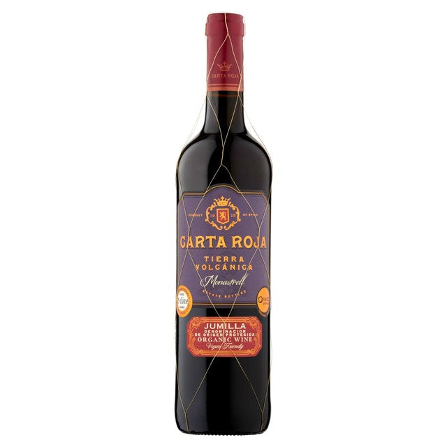 Carta Roja Monastrell Organic Red Wine 75cl - Spanish product