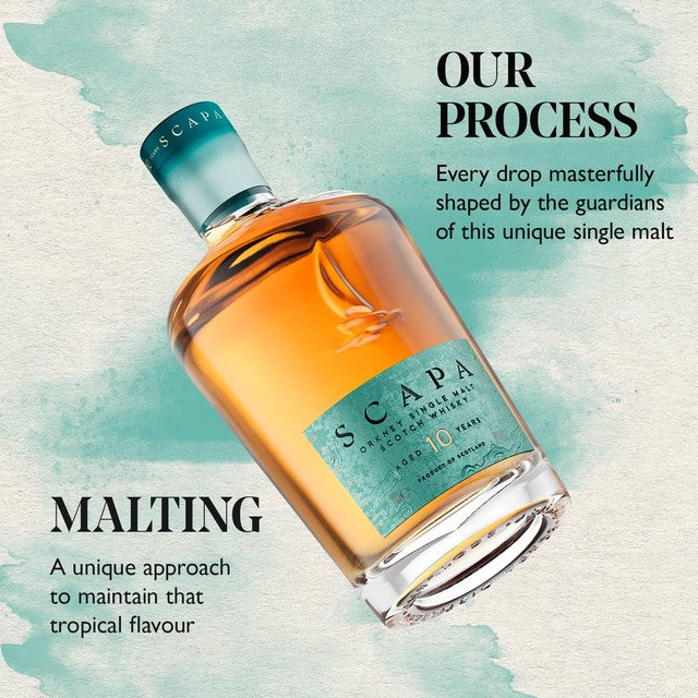 Scapa 10 Year Old single malt Scotch whisky 70cl - British product